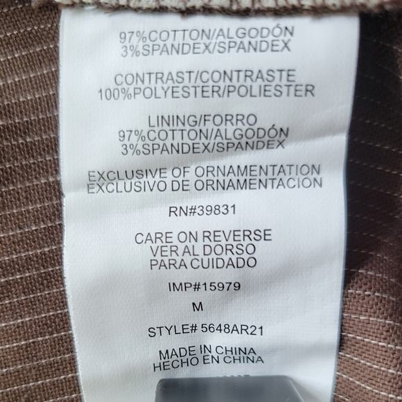 XOXO Brown Blazer with Button Detail - Picture 10 of 12